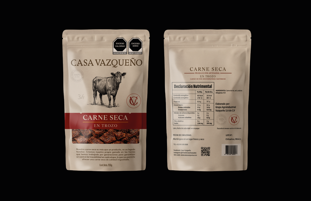 [677144539057] Carne seca en trozo 150 gr
