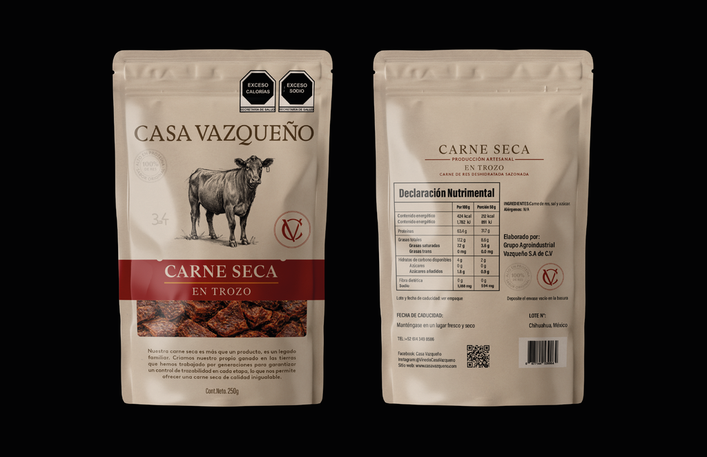 [677144539064] Carne seca en trozo 250 gr